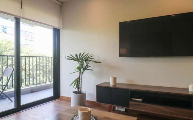 w Modern 1BR With Balcony in Miraflores