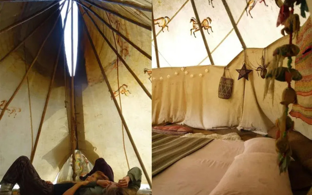 Eco Project Tipi at Permaculture Land