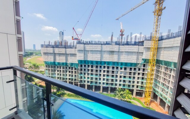 Relaxing And Homey Studio Room Sky House Bsd Apartment