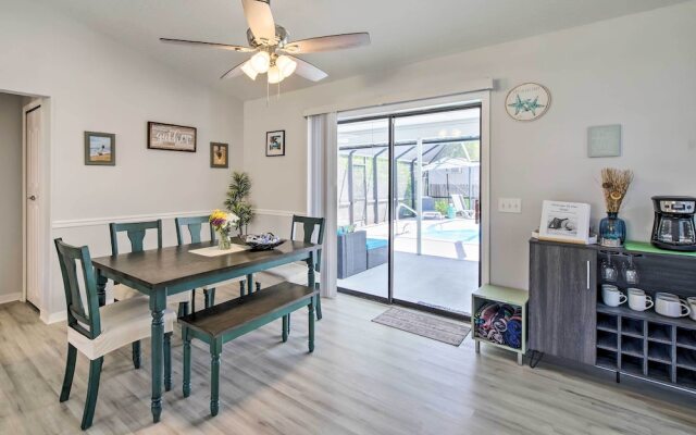 Bright Sebastian Home w/ Pool ~ 7 Mi to Beach!