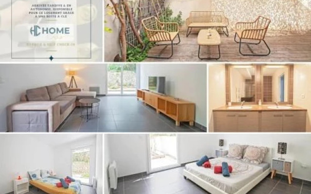 Le P'tit Rimbaud, 6 Pers, parking privé, jardin,wifi