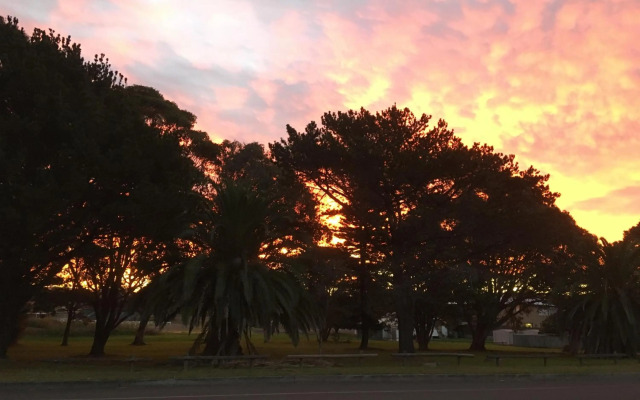Shellharbour Beach Cottage - walk onto Patrolled beach with flags in summer