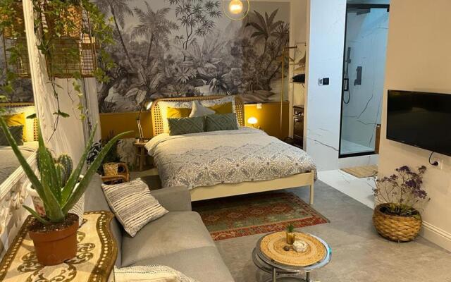Superbe appartement avec jacuzzi avec jardin privé