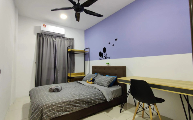KT's Homestay-- Corner Unit - Manhattan Ipoh with Water Park for 6-9 Pax – Guest Rooms – Ipoh
