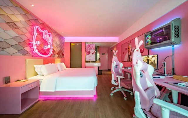 Yibin Lingang University City Exhibition center James Cafe Hotel – Guest Rooms – Yibin