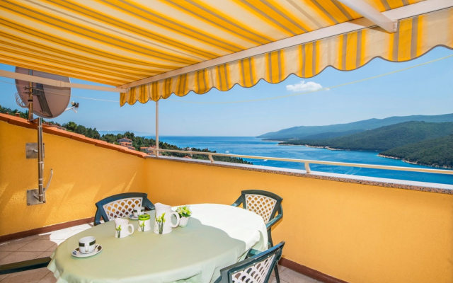 Apartment Gracia - with great view: A3-mansarda Rabac, Istria