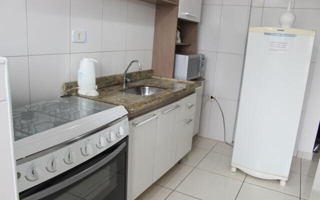 M023- Aconchegante Apto c/ Churrasqueira Vista Mar