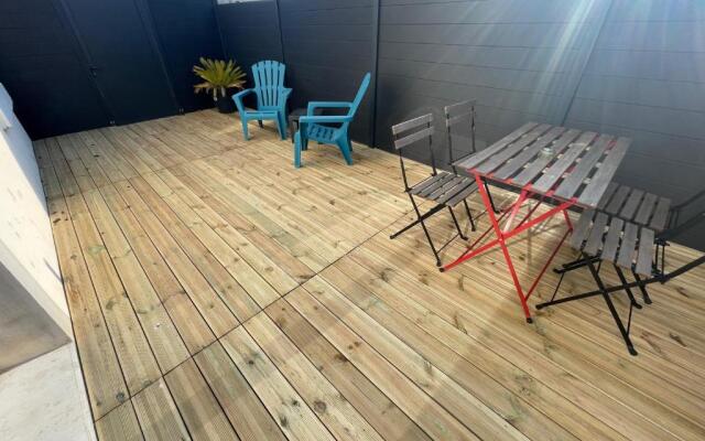 Logement avec terrasse,4 pers, parking