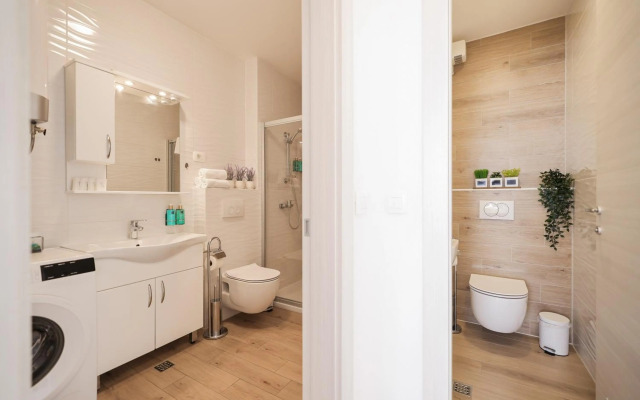 Stella Maris **** balcony, sea view, garage, BBQ