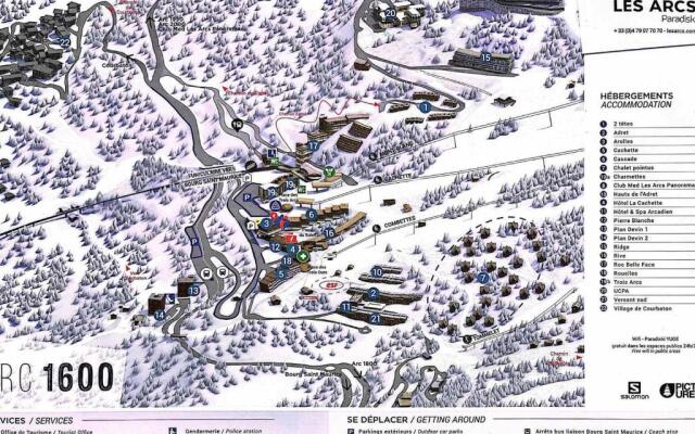 Appartement Les Arcs 1600, 3 pièces, 8 personnes - FR-1-411-351