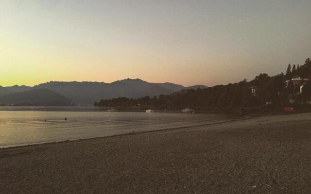 Rural house on the lake.