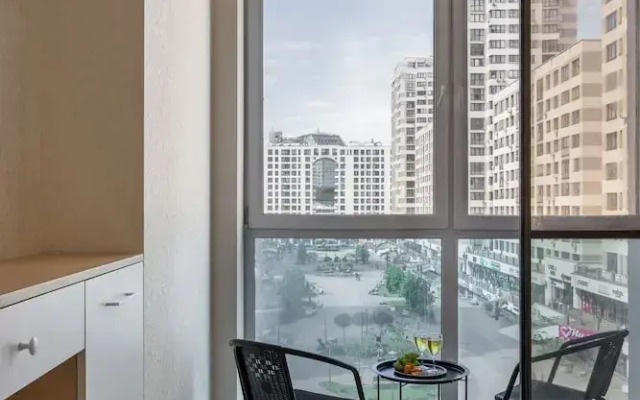 Spacious flat with a magnificent view
