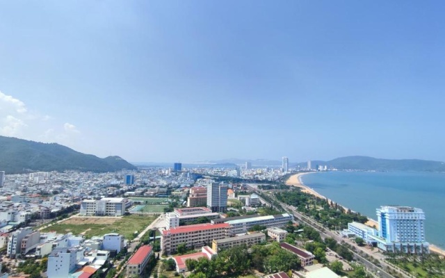 Căn hộ du lịch FLC sea tower 2 giường đôi có bồn tắm ban công view biển.Đầy đủ tiện nghi – Outside – Quy Nhon