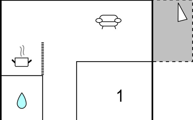 Stunning Apartment in Turanj With 1 Bedrooms and Wifi