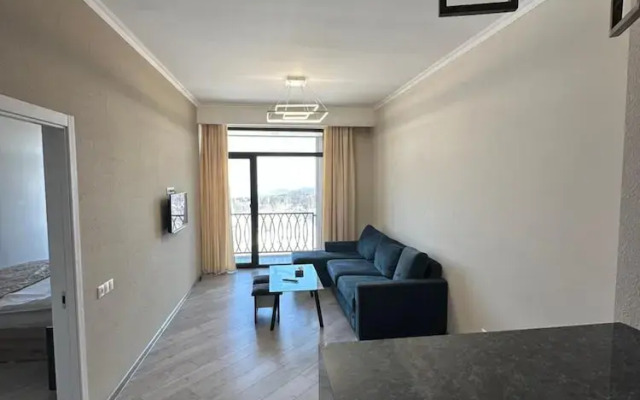 1BR with Balcony Pool & Sauna