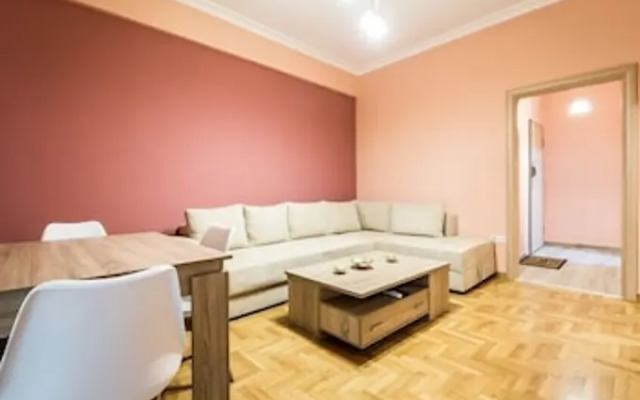 Bright flat in front of Acropolis metro