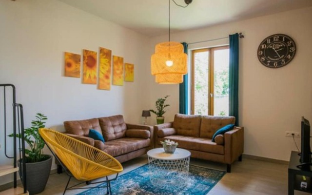 Modern Mansion With Swimming Pool, Terrace, Garden Furniture