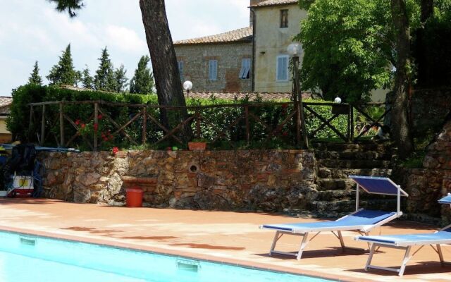 Vintage Castle in Monteriggioni Tuscany near Forest