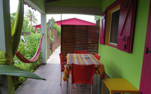 Bungalow With one Bedroom in Guadeloupe, With Pool Access, Enclosed Ga