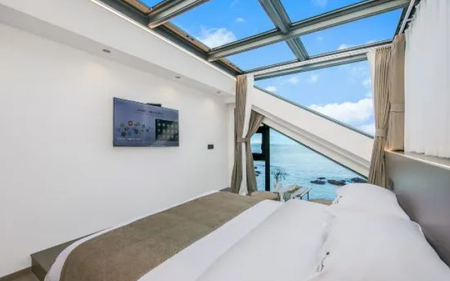 Yushan Heyue 180 ° Super Line Sunrise and Sea View Swimming Pool Villa Luxury and Beautiful Stay – Guest Rooms – Zhoushan