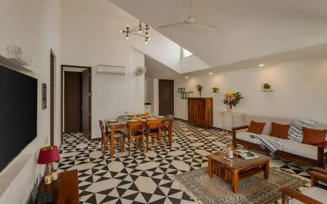 El Arbol by Hireavilla - 2BR w Rooftop Pool Nerul