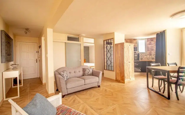 T3 - L' Anaxa - 65m² - champ fleuri, 2 chambres.