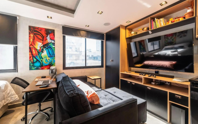 AA212 Studio Plus de Cinema Único Prox Paulista Com Vaga - Hotel in เซาเปาลู - Photo 5