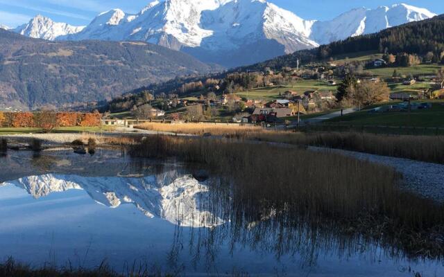 Vue Mont Blanc et toute la chaîne