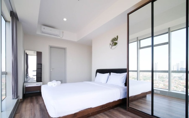 Minimalist With Beautiful View 2Br At Grand Sungkono Lagoon Apartment – Guest Rooms – Surabaya