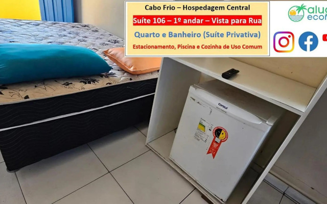 Cabo Frio - Hospedagem Central - Aluguel Economico
