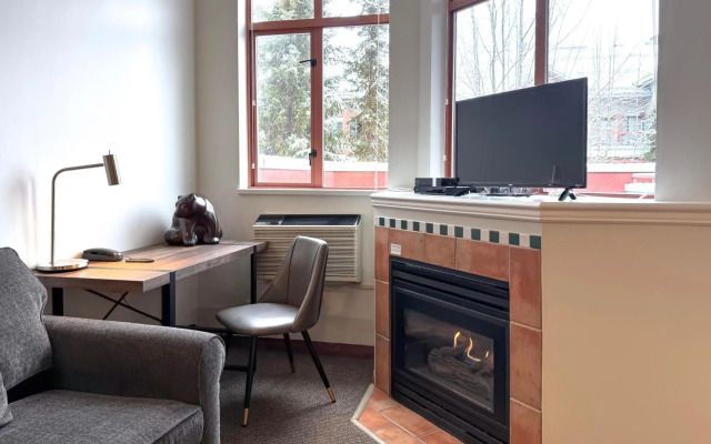 Alpenglow Lodge Studio Step Down Living Area by MVA