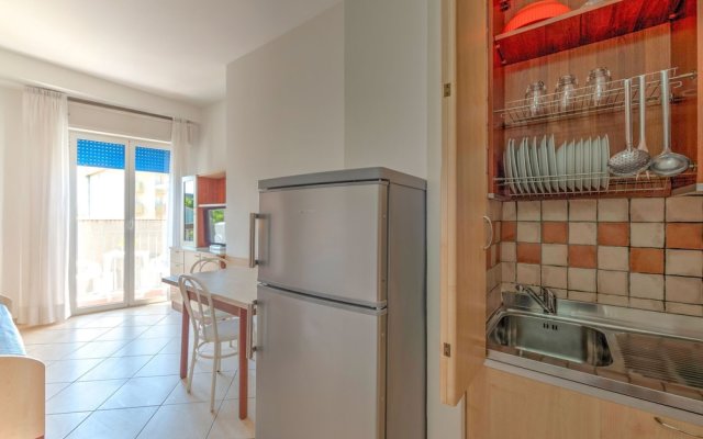 Homely Apartment In Rimini With Balcony