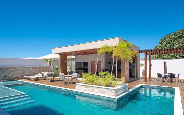 Beautiful apt in Building w Pool Guarajuba Aga0203