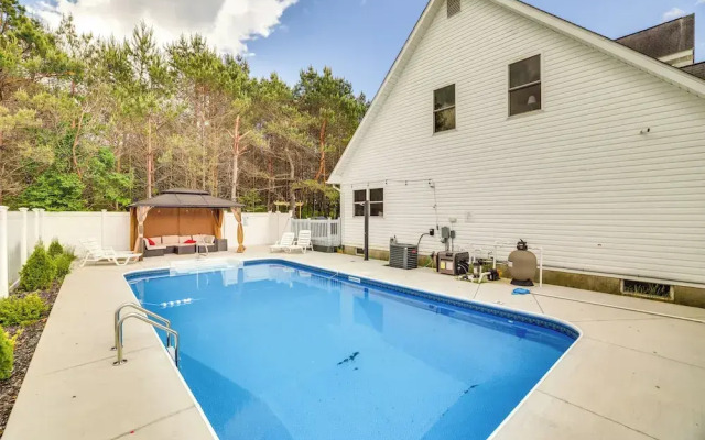 Game Room + Fire Pit: Poconos Family Getaway