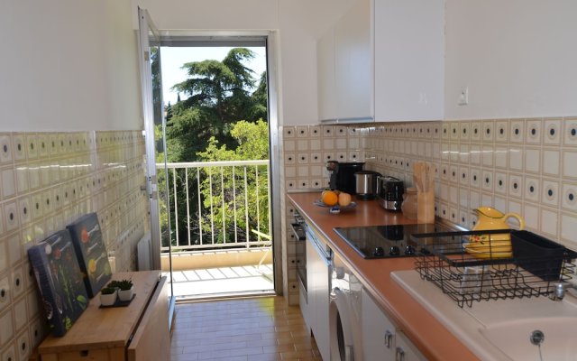 Large studio 4 persons with balcony Valrose district in Nice