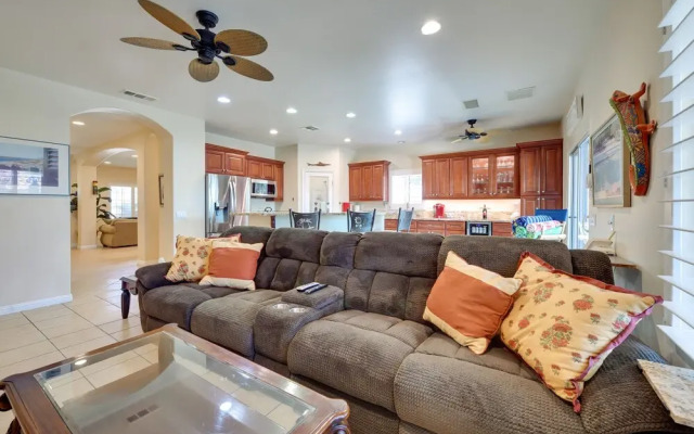 Pool, Patio & Grill: Desert Hot Springs Retreat!