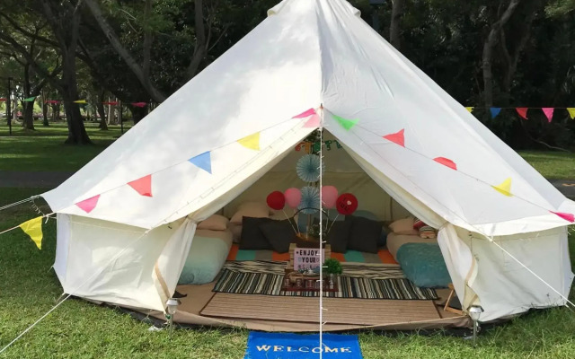 Glamping kaki singapore-Standard medium bell tent