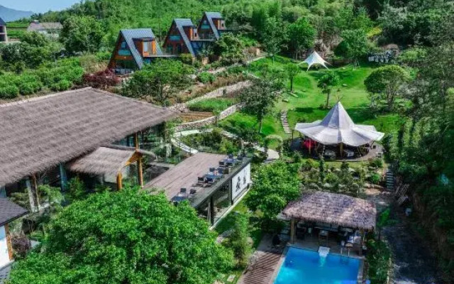 Anji Muyuan Mountain Villa Swimming Pool Coffee Family Vacation Stay