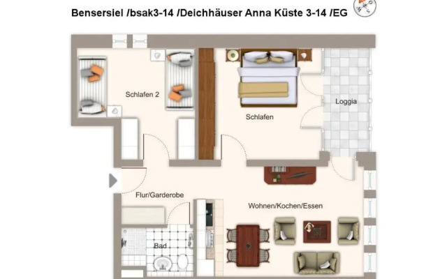 Deichhäuser Anna Küste Deichhäuser Anna Küste 3-14