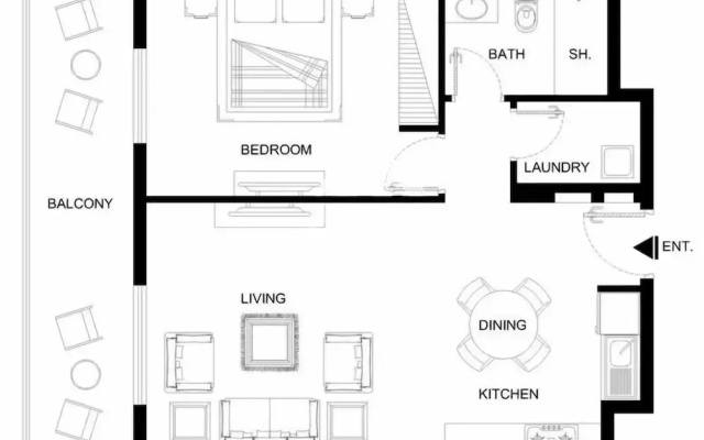 LUX  The La Mer Sea View Suite 3