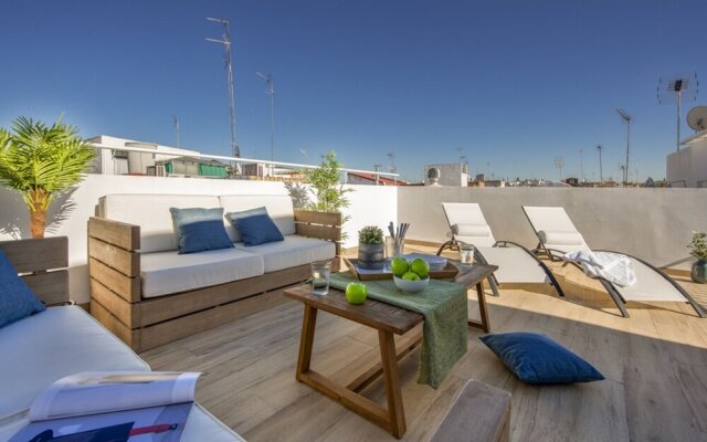 Wonderful Penthouse With 2 Terraces 2Bd And 2Bth Banos Terrace