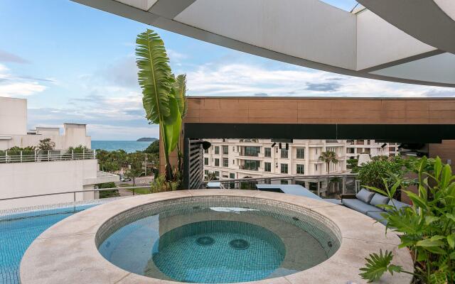 Moderno na Jurerê Internacional com Piscina #JA28