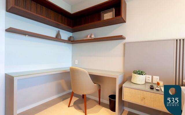 2 Quartos Com Home Office Vista Mar na Barra