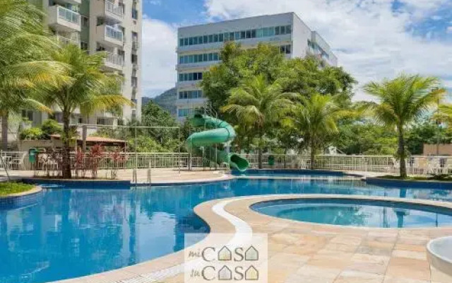 TOP 2 Quartos COMPLETO com Area de LAZER - Estacionamento, Portaria 24h, Wi-Fi 35mbps, Netflix, Utensílios de Cozinha e Sossego