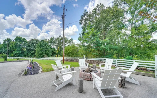 River-view Somerset Home: Large Deck, Fire Pit!