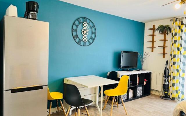 Studio cozy, vue sur le golf Houlgate