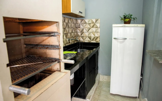 Cobertura com Churrasq e Piscina a 250m da Praia