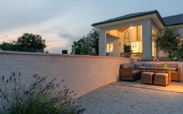 Modern Villa With Swimming Pool and Fenced Garden