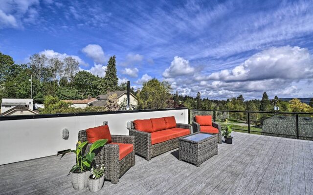 'ruston Retreat' - Mod Home w/ Rooftop Deck!