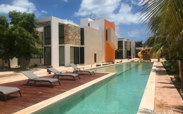 Chic Mexican Style Villa Kookay, Beach Club & Pool